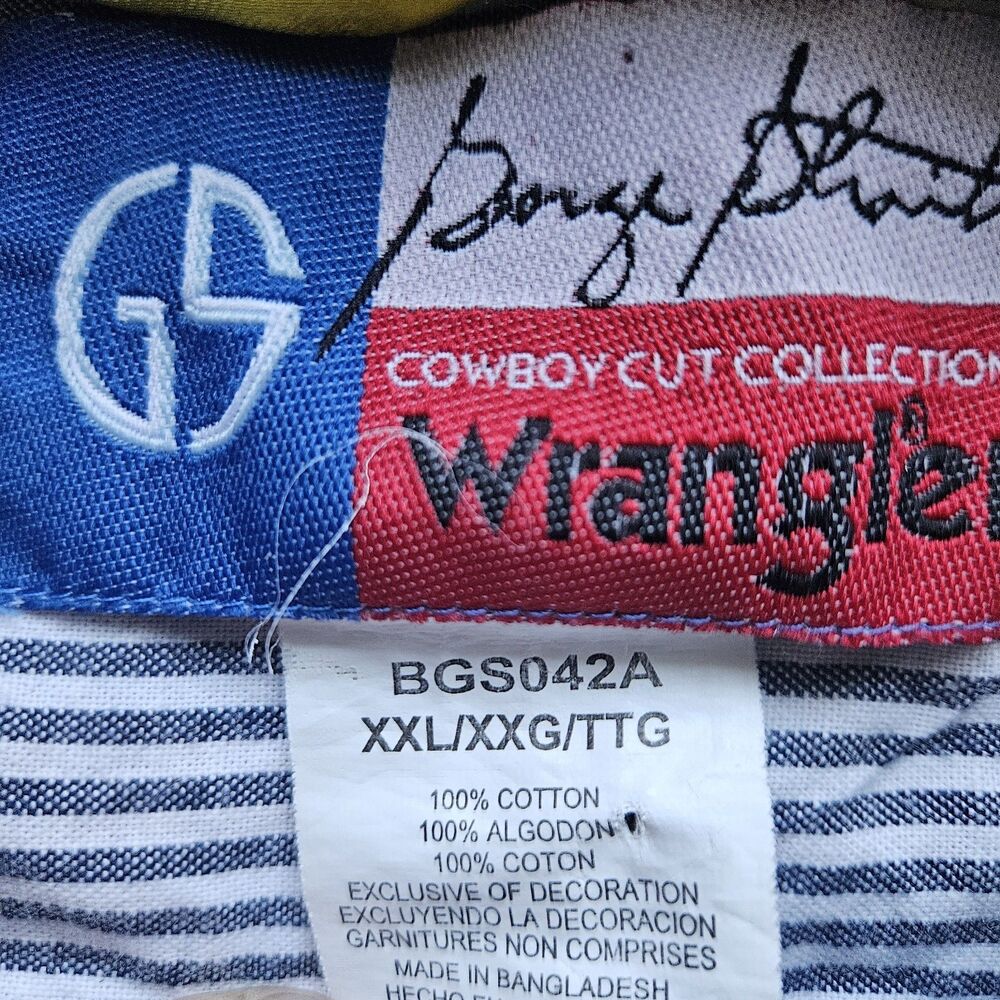 Wrangler George Strait Collection Women's XXL Plaid Button Front Western... - Picture 5 of 14